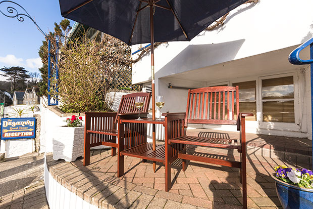 Patio at Deganwy